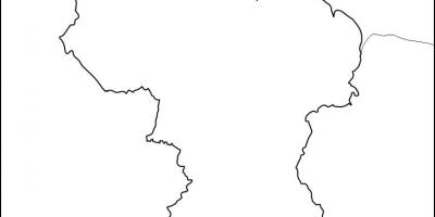Mapa en blanco de Guyana